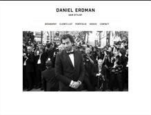 Tablet Screenshot of danielerdman.com